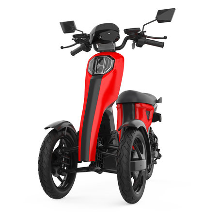Scooter Motorcycle Isolatedの写真素材