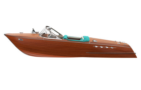 Speedboat Isolatedの写真素材
