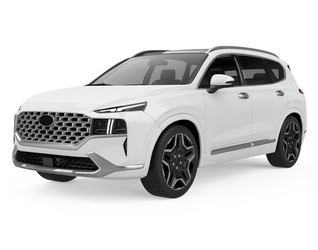 SUV Car Isolatedの写真素材