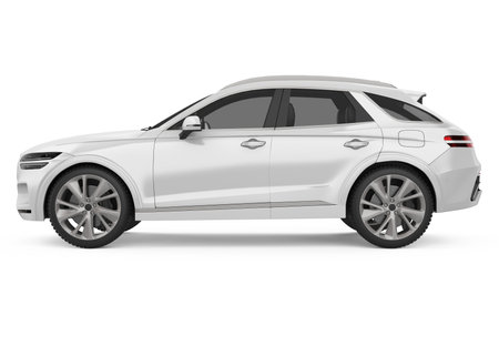 SUV Car Isolatedの写真素材