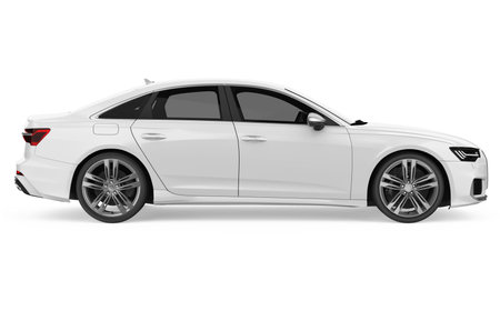 Sedan Car Isolatedの写真素材