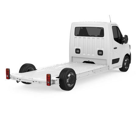Platform Cab Van Isolatedの写真素材