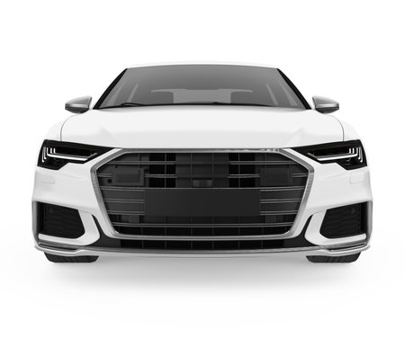 Sedan Car Isolatedの写真素材
