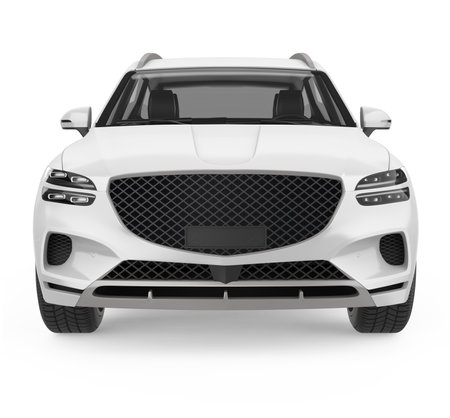 SUV Car Isolatedの写真素材