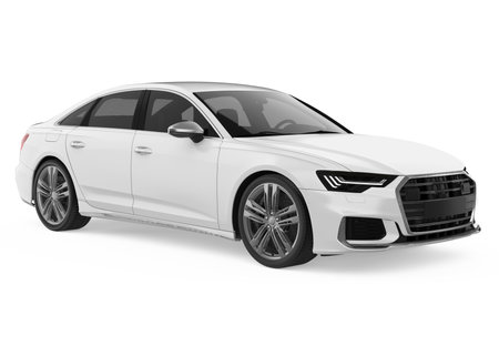 Sedan Car Isolatedの写真素材