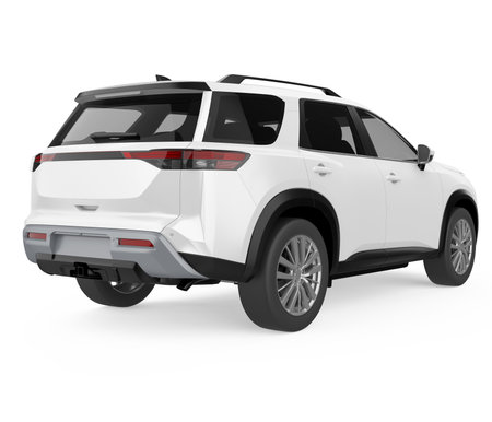 SUV Car Isolatedの写真素材