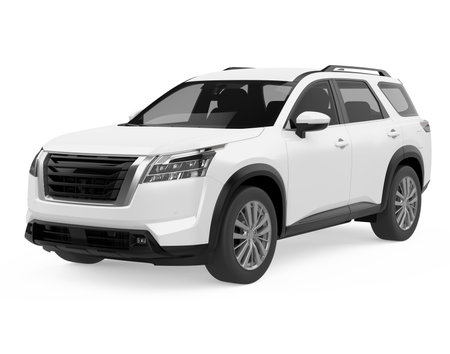 SUV Car Isolatedの写真素材