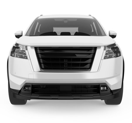SUV Car Isolatedの写真素材