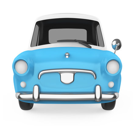 Cartoon Car Isolatedの写真素材