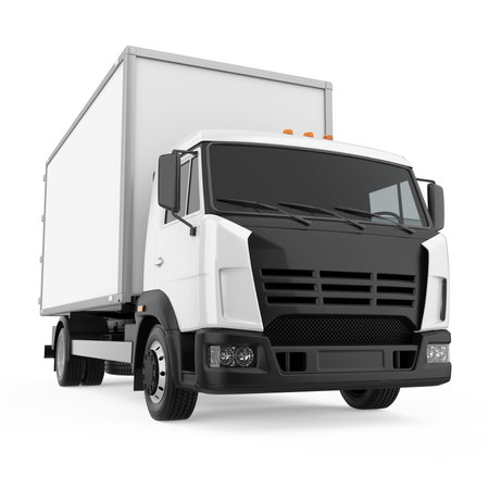 Delivery Van Isolatedの写真素材