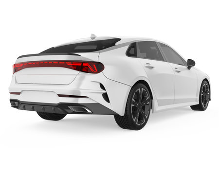Sedan Car Isolatedの写真素材