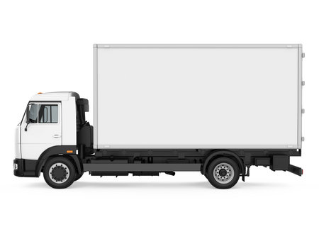 Delivery Van Isolatedの写真素材