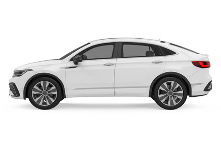 Sedan Car Isolatedの写真素材