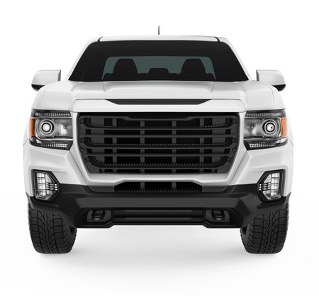 Pickup Truck Isolatedの写真素材