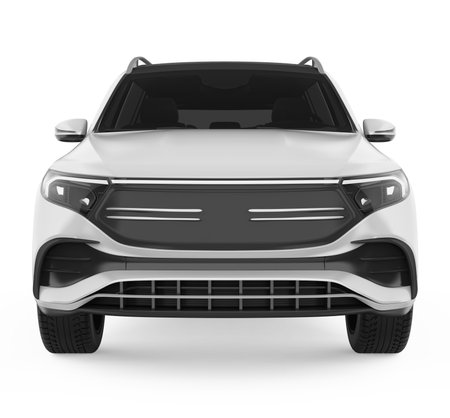 SUV Car Isolatedの写真素材