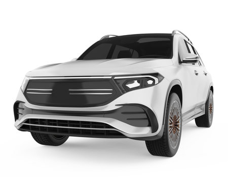 SUV Car Isolatedの写真素材