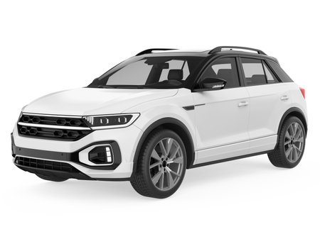 SUV Car Isolatedの写真素材