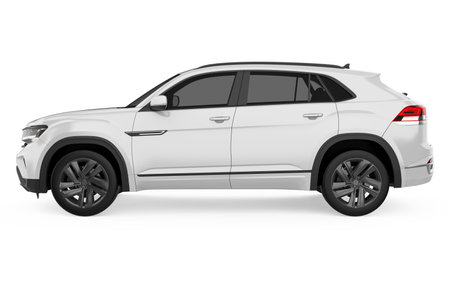 SUV Car Isolatedの写真素材