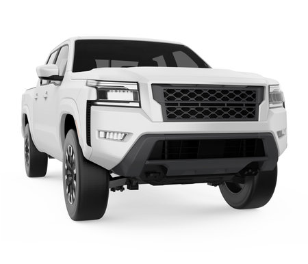 Pickup Truck Isolatedの写真素材