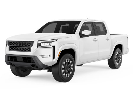 Pickup Truck Isolatedの写真素材