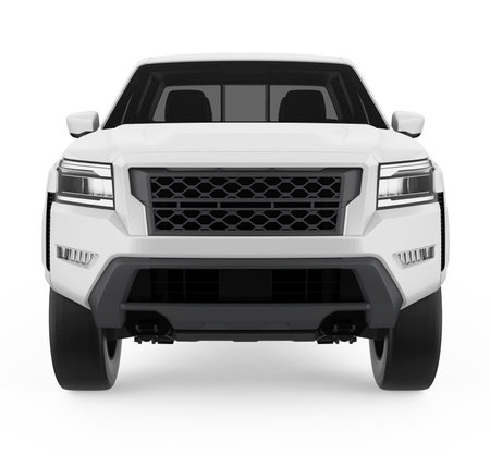 Pickup Truck Isolatedの写真素材