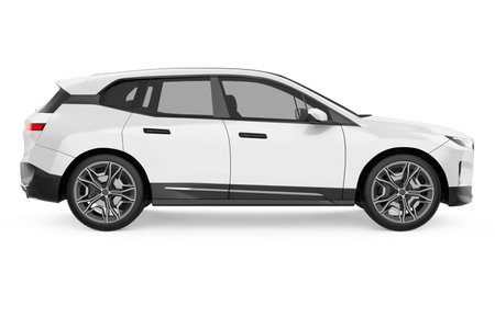 SUV Car Isolatedの写真素材