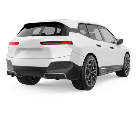 SUV Car Isolatedの写真素材