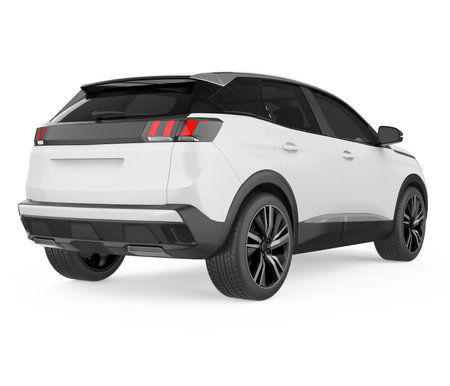 SUV Car Isolatedの写真素材