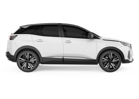 SUV Car Isolatedの写真素材