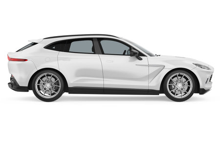 SUV Car Isolatedの写真素材