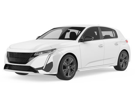 Car Hatchback Isolatedの写真素材