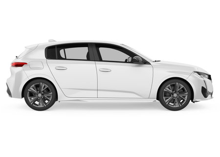 Car Hatchback Isolatedの写真素材