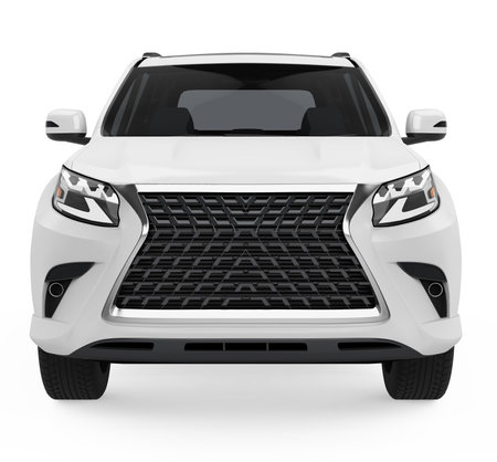 SUV Car Isolatedの写真素材