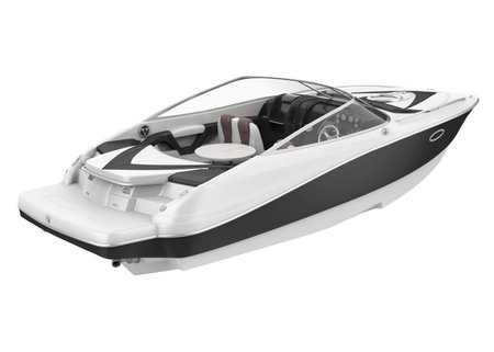 Speedboat Isolatedの写真素材