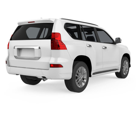 SUV Car Isolatedの写真素材