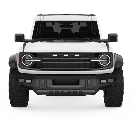 SUV Car Isolatedの写真素材