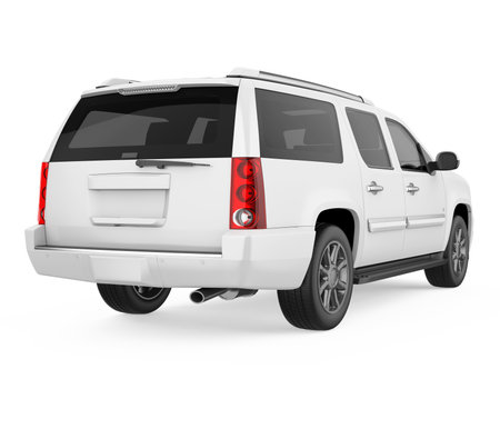 SUV Car Isolatedの写真素材