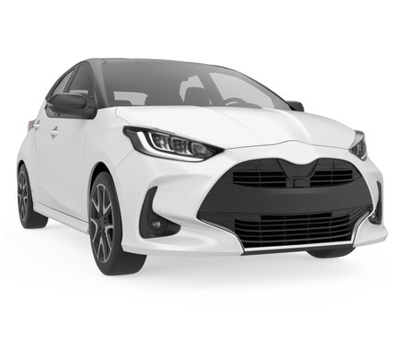 Car Hatchback Isolatedの写真素材