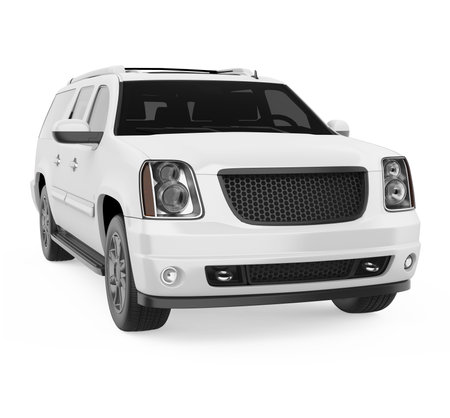SUV Car Isolatedの写真素材