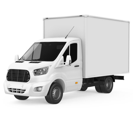 Delivery Van Isolatedの写真素材