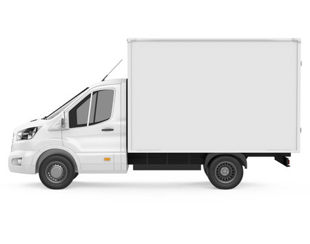 Delivery Van Isolatedの写真素材