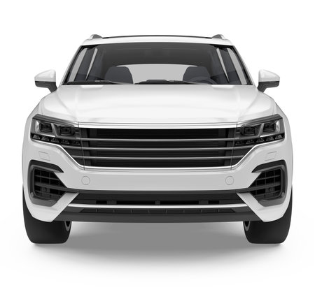 SUV Car Isolatedの写真素材