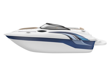 Speedboat Isolatedの写真素材