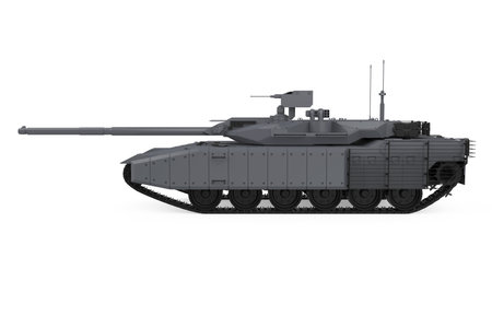 Military Tank Isolatedの写真素材