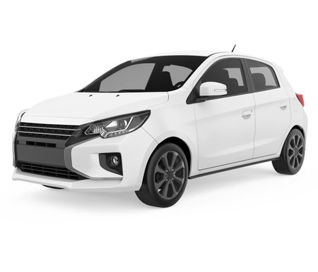 Car Hatchback Isolatedの写真素材