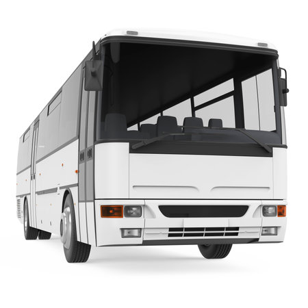 Coach Travel Bus Isolatedの写真素材