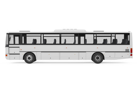 Coach Travel Bus Isolatedの写真素材