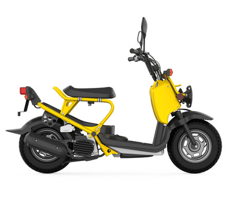 Scooter Motorcycle Isolatedの写真素材