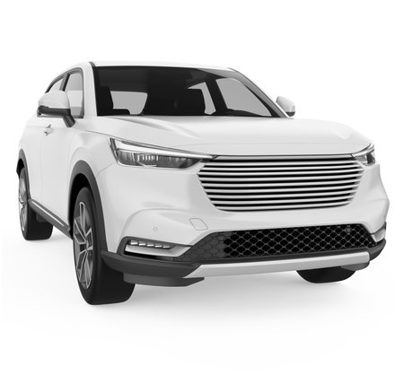 SUV Car Isolatedの写真素材