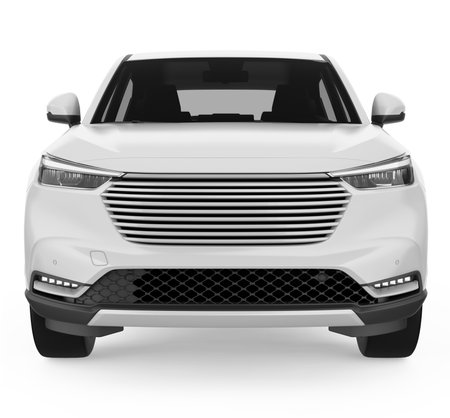 SUV Car Isolatedの写真素材